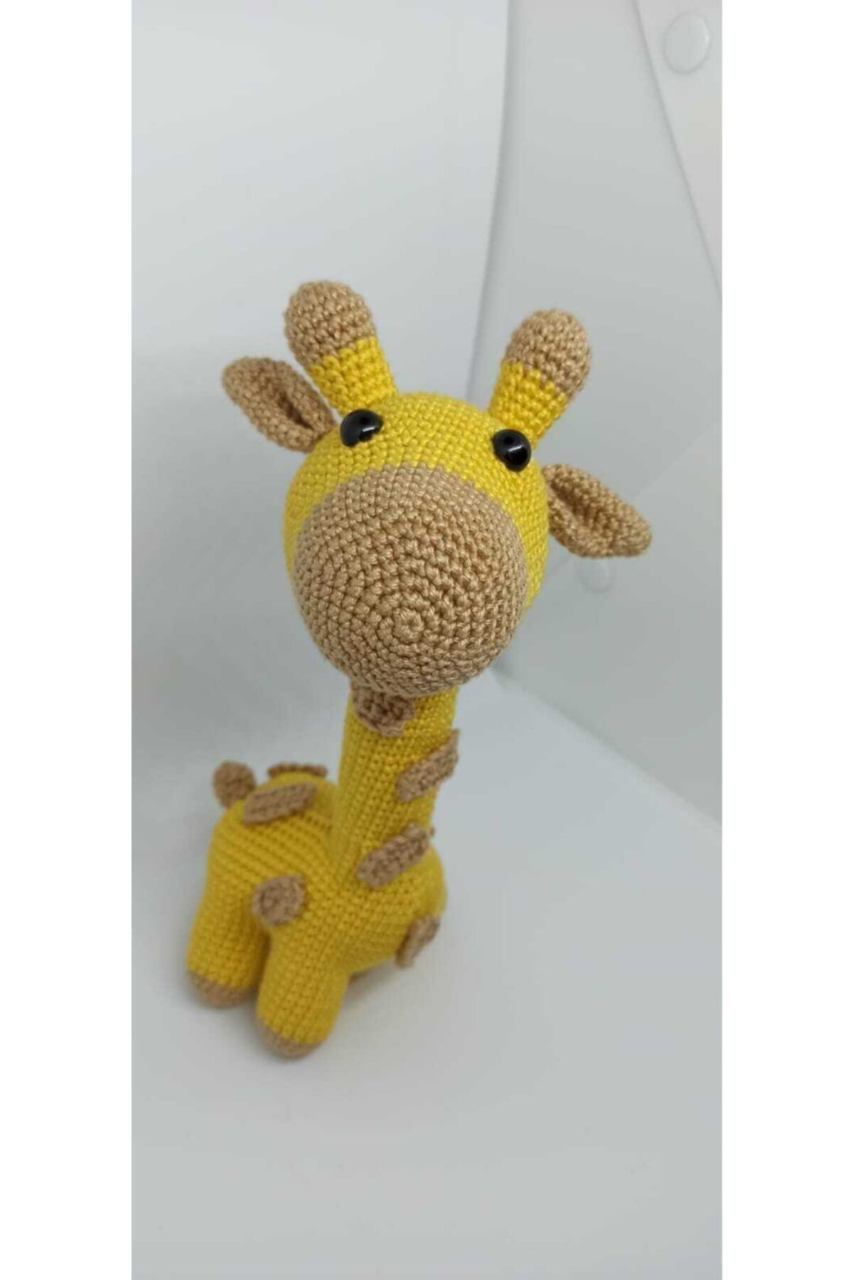 Amigurumi Sevimli Zürafa Lady sarı